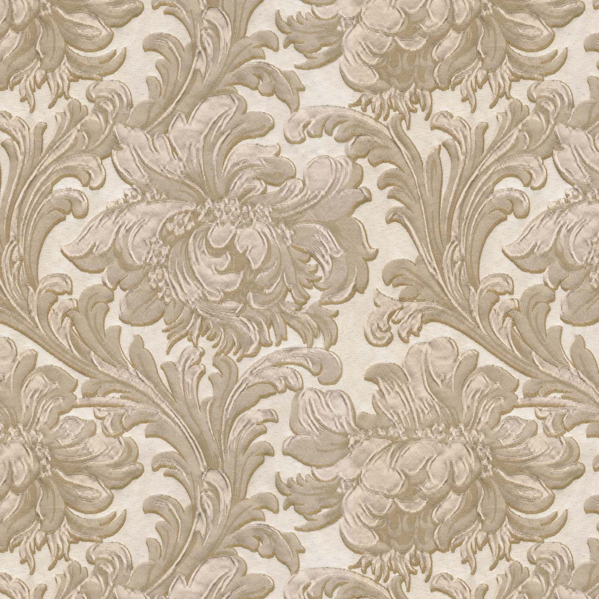 DROP BEIGE FLORAL SOFA FABRIC