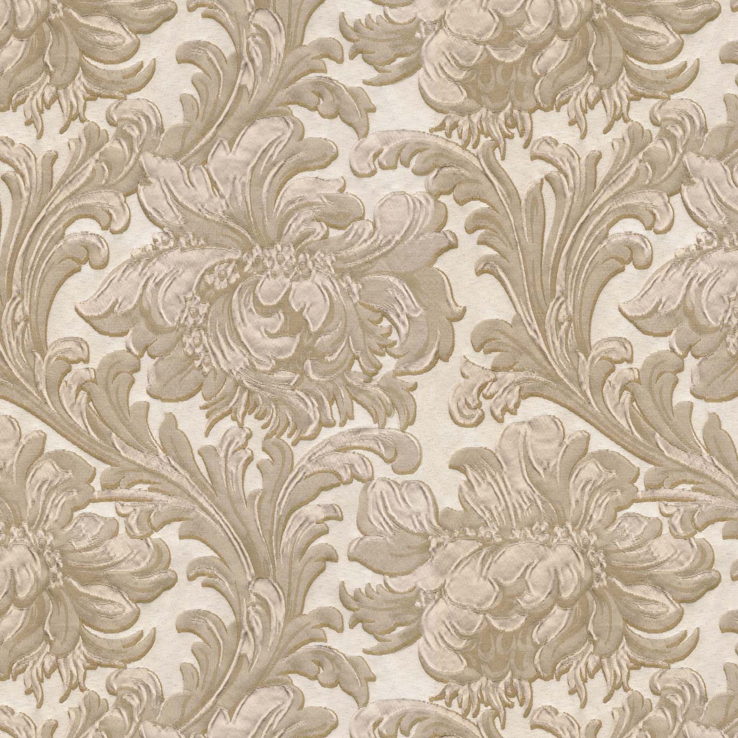 DROP BEIGE FLORAL SOFA FABRIC