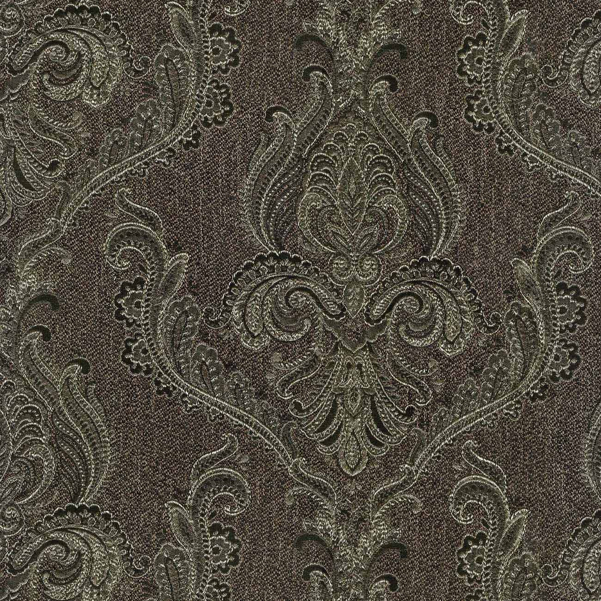 611227 DARK BROWN MODERN CURTAIN FABRIC