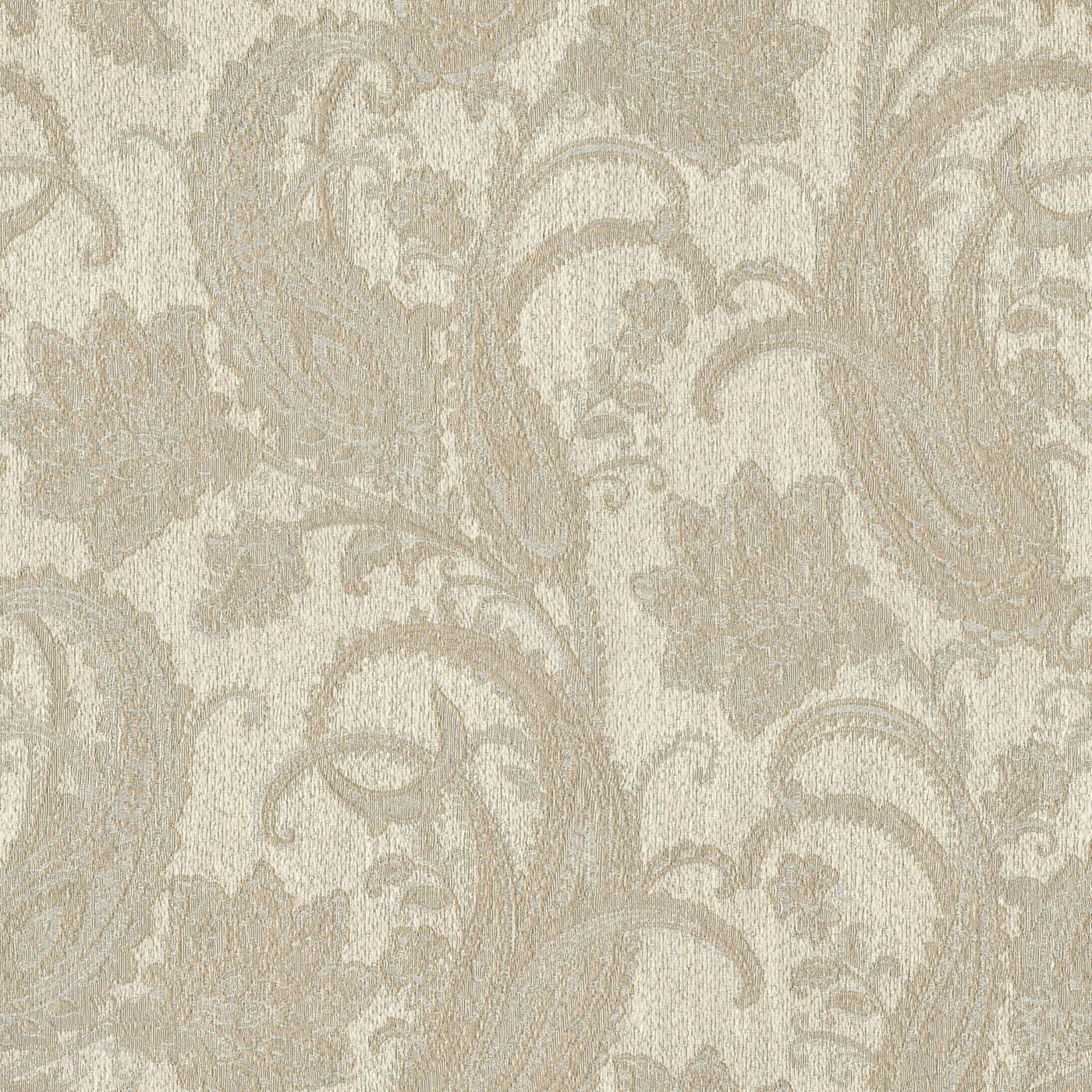 611222 CREAM FLORAL CURTAIN FABRIC