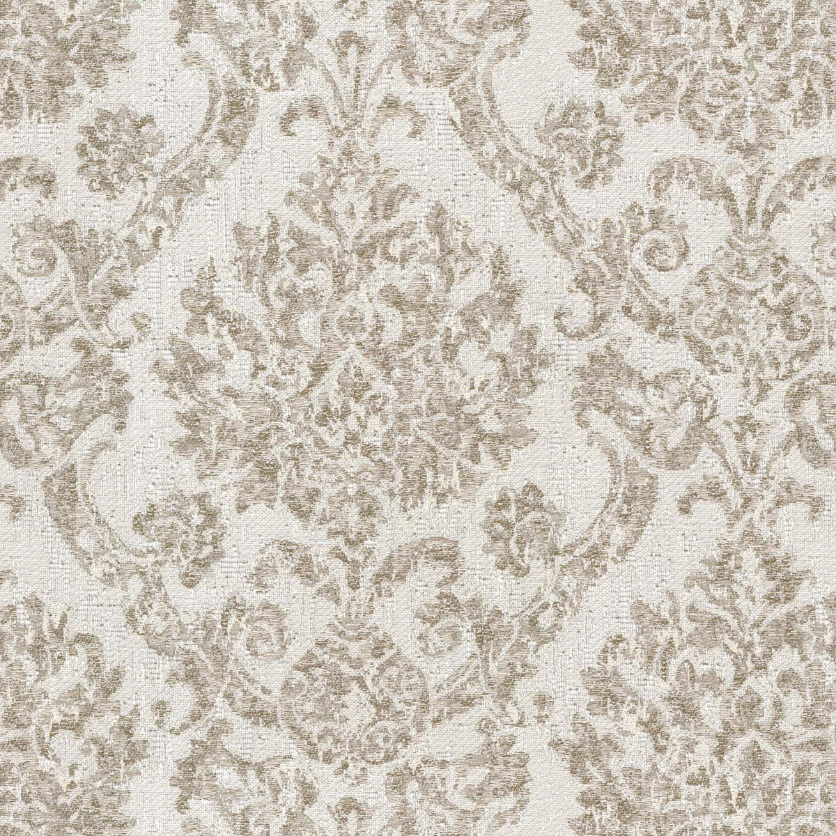 DSM BEIGE BROWN FLORAL SOFA FABRIC