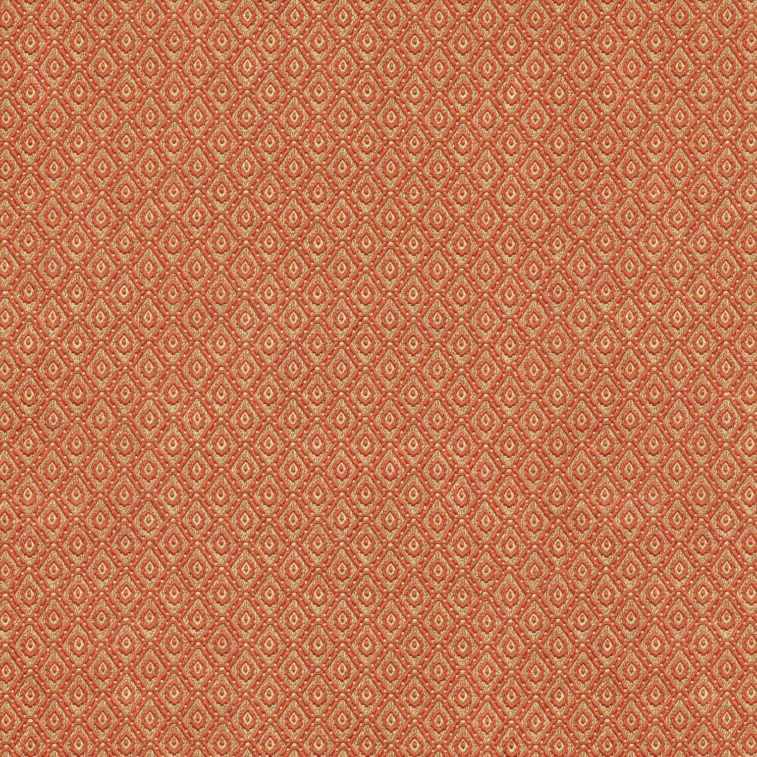 SPAIN ORANGE DOTTED TEXTURE CURTAIN FABRIC