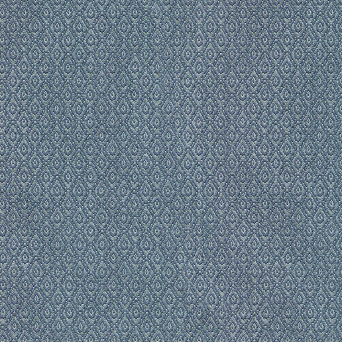 SPAIN BLUE DOTTED TEXTURE CURTAIN FABRIC