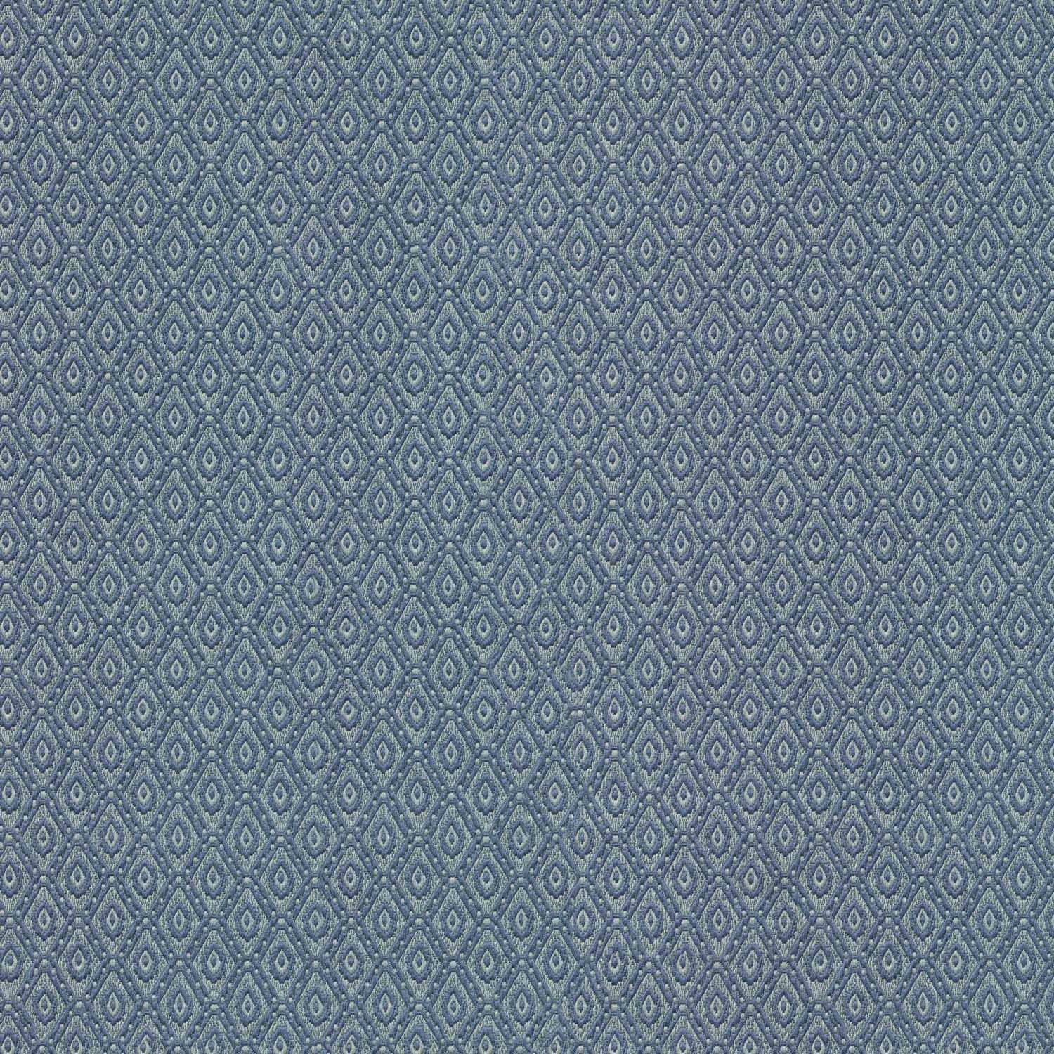 SPAIN BLUE DOTTED TEXTURE CURTAIN FABRIC