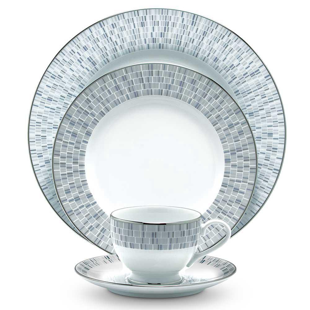 NORITAKE VILLE DE PLATINE DINNER SET , PLACE SETTING