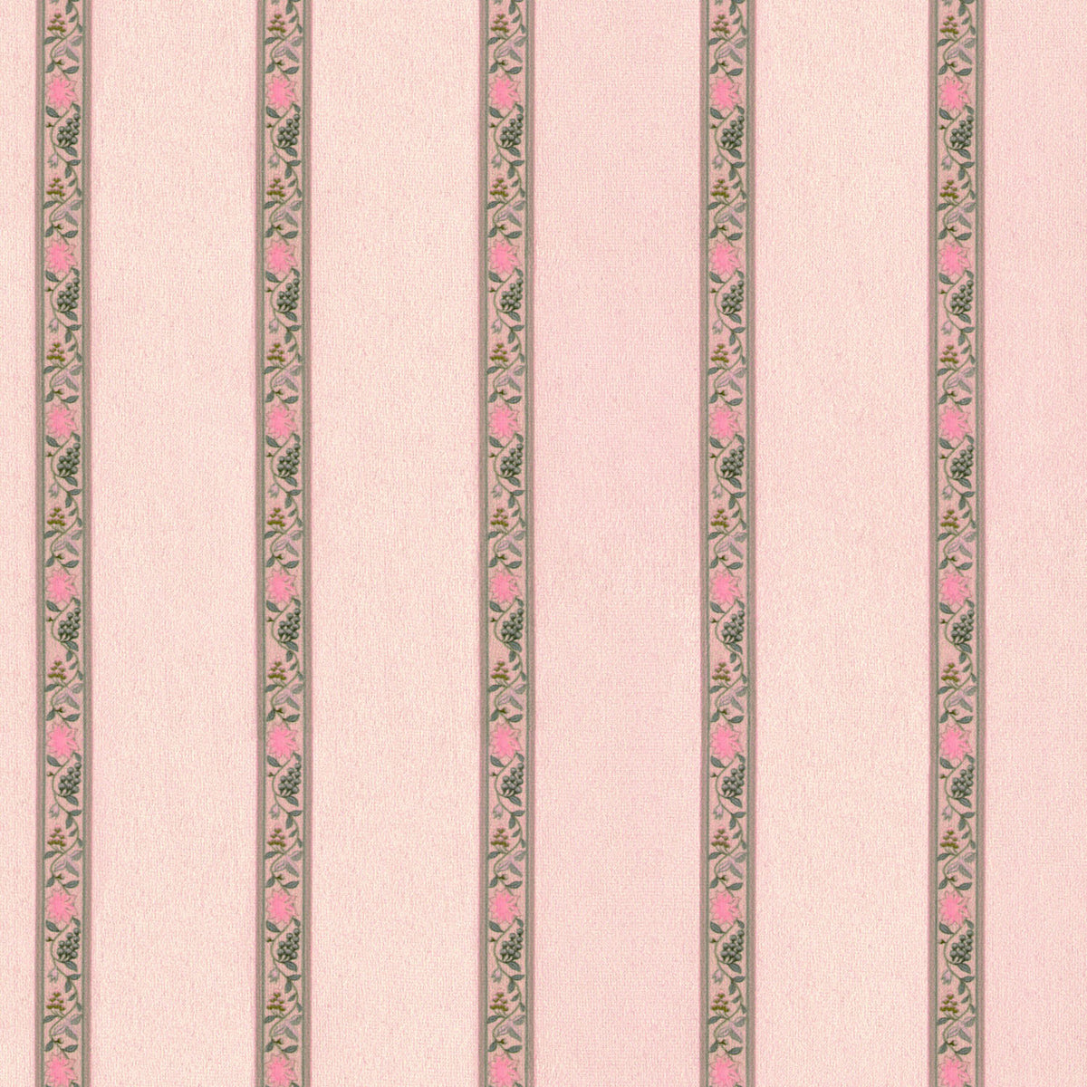 DANCIA LARK PINK FLORAL STRIPED SOFA FABRIC