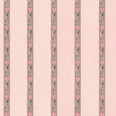 DANCIA LARK PINK FLORAL STRIPED SOFA FABRIC