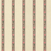 DANCIA LARK BEIGE FLORAL STRIPED SOFA FABRIC