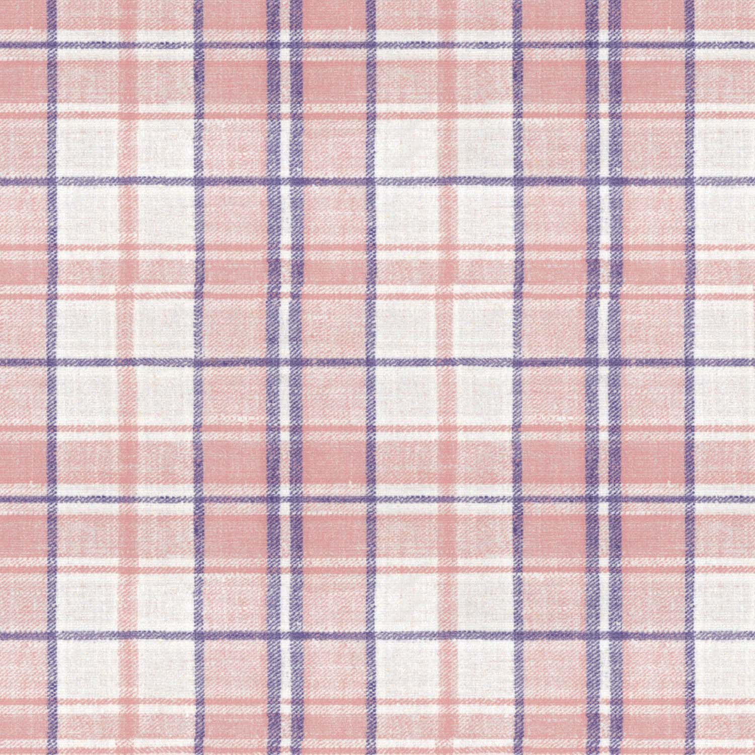 D PINK VELVET CHECKED SOFA FABRIC