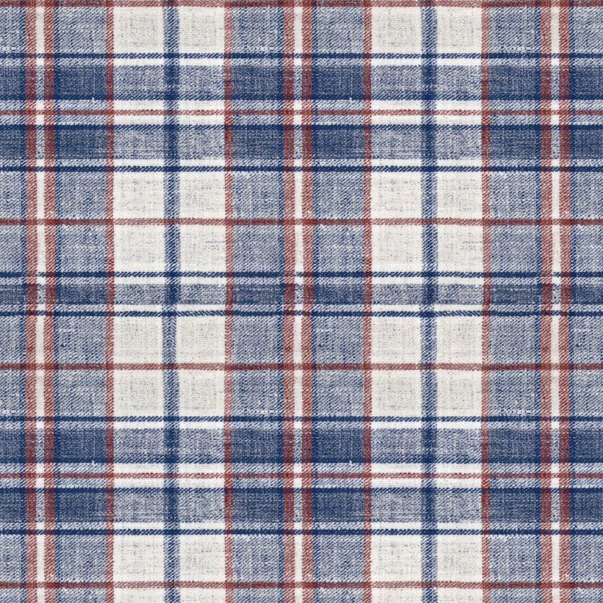 D BLUE VELVET CHECKED SOFA FABRIC