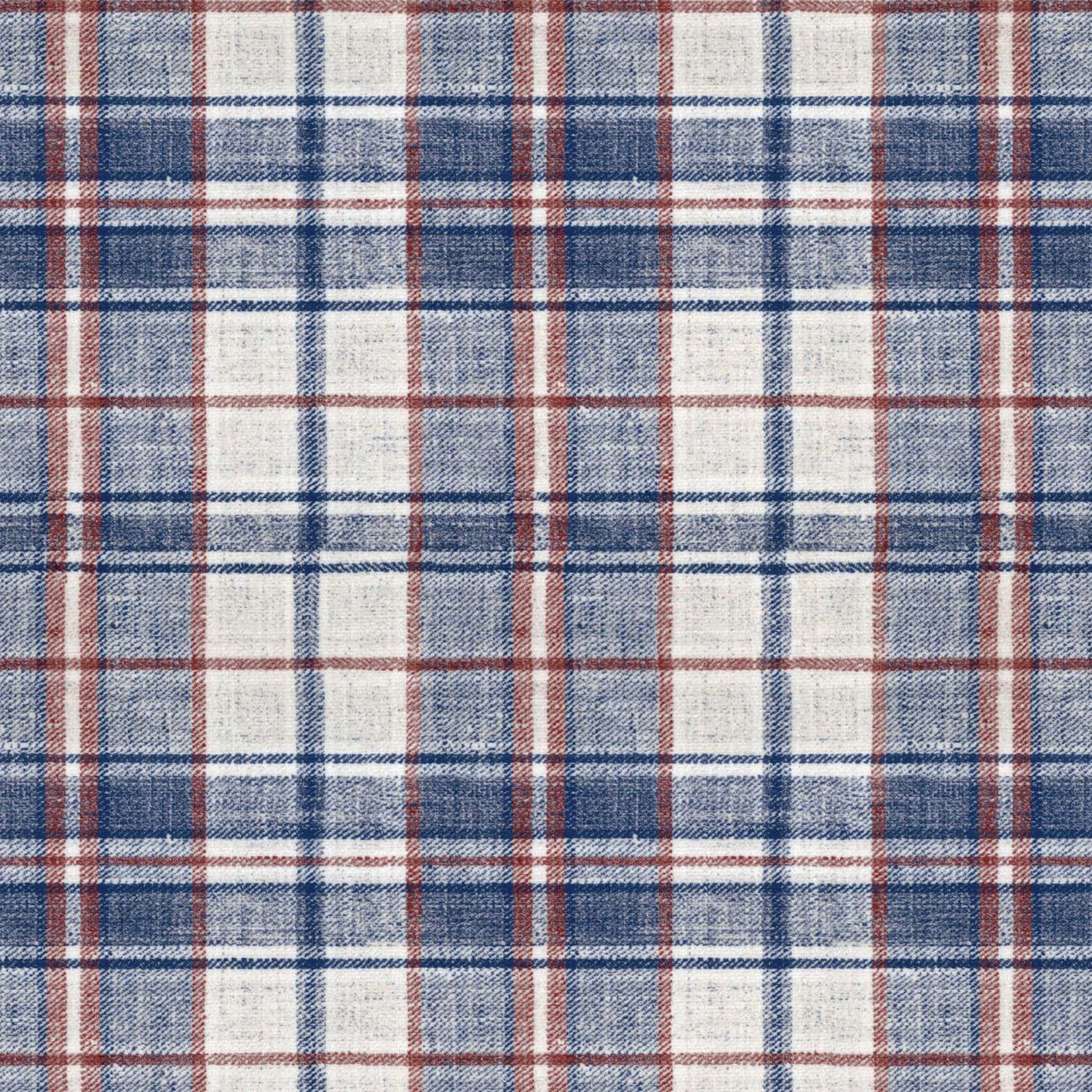 D BLUE VELVET CHECKED SOFA FABRIC