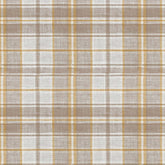 D LIGHT BROWN VELVET CHECKED SOFA FABRIC